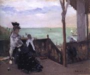 Berthe Morisot In a Villa at the Seaside oil painting picture wholesale